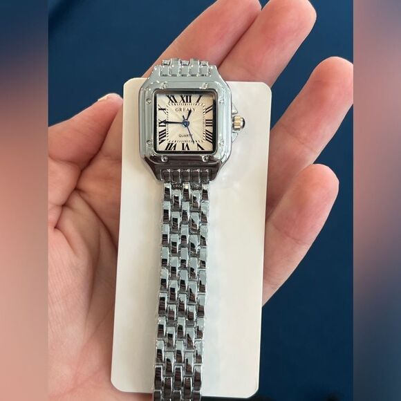 Panthere Classic Silver Stainless Steel Watch - Classic Elegance - Picture 12 of 12